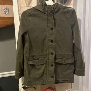 Lucky Brand Olive Pea Coat